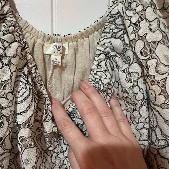 Umgee Black and White Strapless Dress Small - Picture 3 of 3